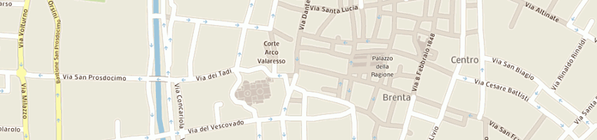 Mappa della impresa casa del guanto di roveroni enrico a PADOVA