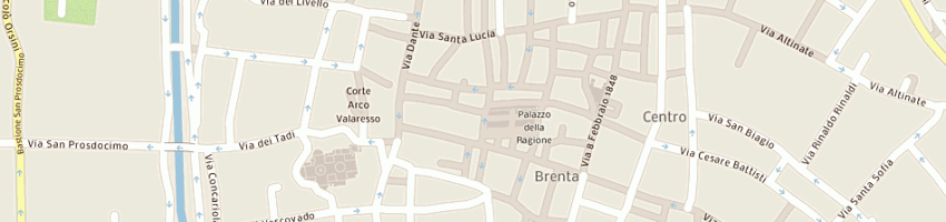 Mappa della impresa linea intima snc di carcano o e c a PADOVA