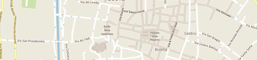 Mappa della impresa bakara art cafe a PADOVA
