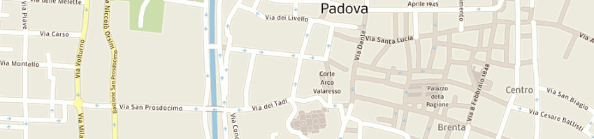 Mappa della impresa studio gulli assoc ingegneria ed architettura di gulli arch claudio a PADOVA