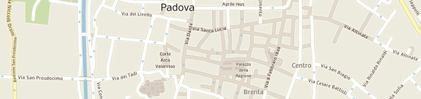 Mappa della impresa insieme padova srl a PADOVA