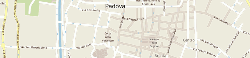 Mappa della impresa segato a PADOVA