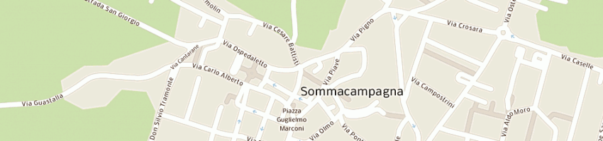 Mappa della impresa pizza punto e a capo consegna a domicilio a SOMMACAMPAGNA