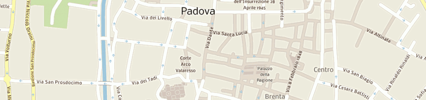 Mappa della impresa contengo di quaranta maria beatrice a PADOVA