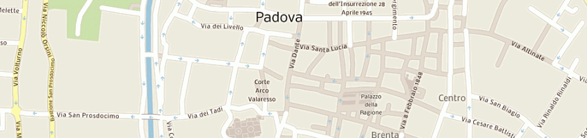 Mappa della impresa bacchin luigi a PADOVA