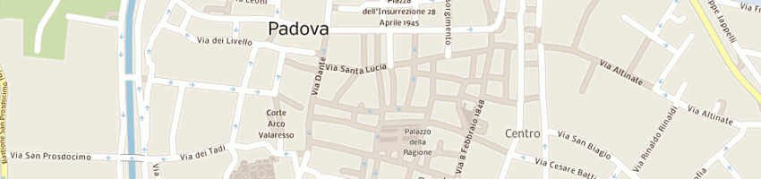 Mappa della impresa il calzolaio del centro a PADOVA