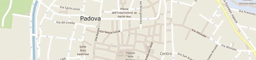Mappa della impresa bar caffe' missaglia a PADOVA
