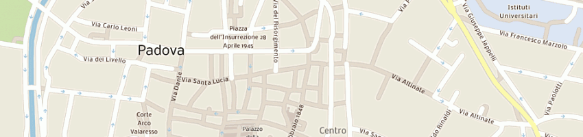 Mappa della impresa libreria all'accademia di randi lorenzo - elena snc a PADOVA