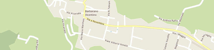 Mappa della impresa tagliaferro giuliano a BARBARANO VICENTINO