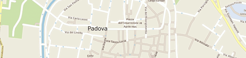 Mappa della impresa proxima sas a PADOVA