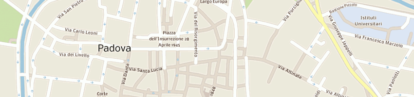 Mappa della impresa golden lady spa a PADOVA