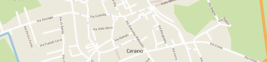 Mappa della impresa locatelli e c (snc) a CERANO