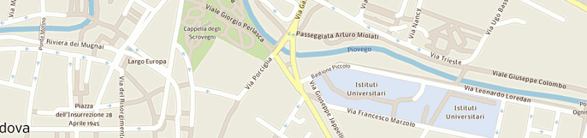 Mappa della impresa bar mio bar di agnoletto valter a PADOVA