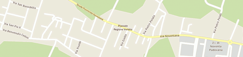 Mappa della impresa ottica verdi di pellizzari massimiliano a PADOVA