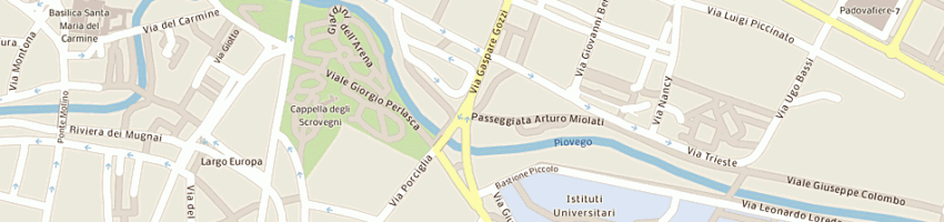 Mappa della impresa studio legale trabucchi a PADOVA