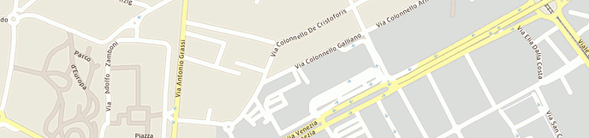 Mappa della impresa supermercato del tessuto di marcon gilbert anne marie e c (snc) a PADOVA
