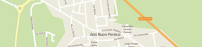 Mappa della impresa guzzon lino a ZELO BUON PERSICO