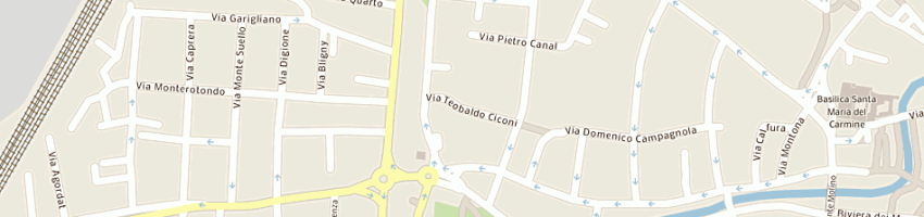 Mappa della impresa carrozzeria moderna di ongarato amedeo a PADOVA