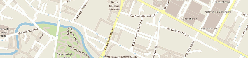 Mappa della impresa centro copie berchet a PADOVA