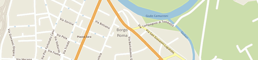 Mappa della impresa la bottega di basso marco e c snc a VERONA