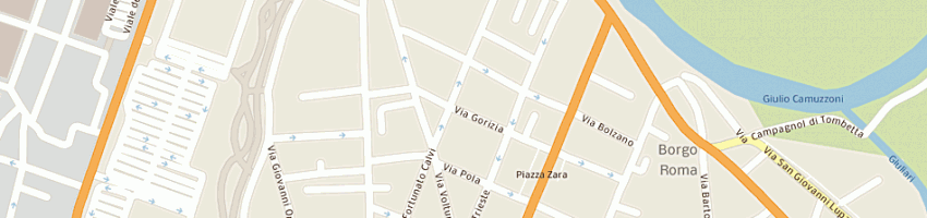 Mappa della impresa albergo fenix a ROMA