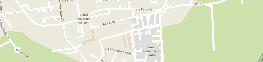 Mappa della impresa redemagni lavorazione marmi snc di belloni alberto e c a PAULLO