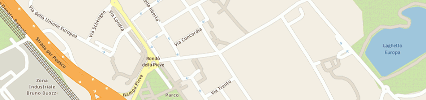 Mappa della impresa g preattoni di preattoni giampiero e c sas a MILANO