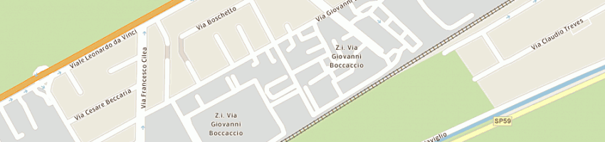 Mappa della impresa zacche' maurizio a MILANO