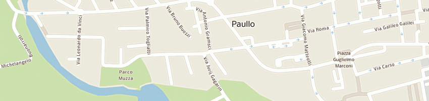 Mappa della impresa comune di paullo a PAULLO