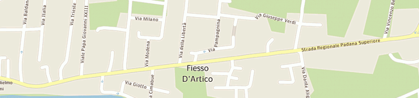 Mappa della impresa trattoria da aristide a FIESSO D ARTICO