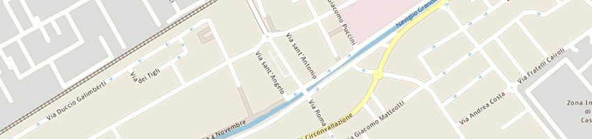 Mappa della impresa parruchieri artesano sas a MILANO