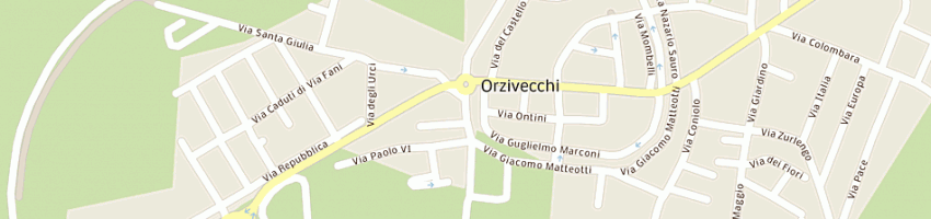 Mappa della impresa istituto professionale di stato per l'agricoltura a ORZIVECCHI