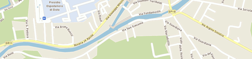 Mappa della impresa antares venezia a DOLO