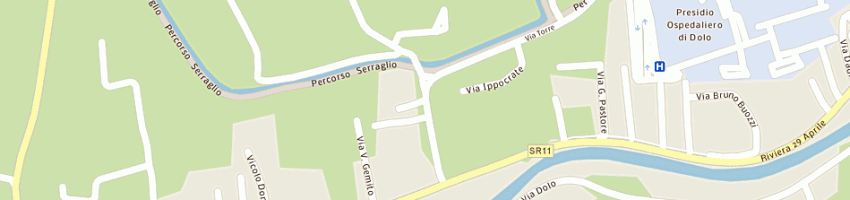 Mappa della impresa silvio tognon e c snc a FIESSO D ARTICO