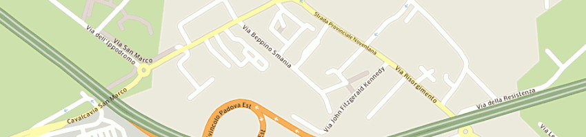 Mappa della impresa studio due bi sas di bignozzi bernardo a PADOVA