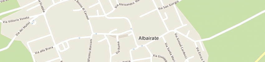Mappa della impresa poste italiane a ALBAIRATE
