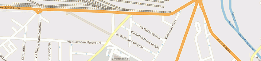 Mappa della impresa repro ufficio fotocopiatori srl a VERONA