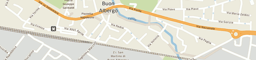 Mappa della impresa studio r erre (srl) a SAN MARTINO BUON ALBERGO