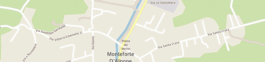 Mappa della impresa trattoria al pozzo a MONTEFORTE D ALPONE