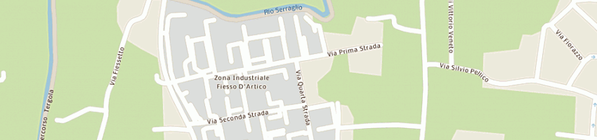 Mappa della impresa ibis - fashion srl a FIESSO D ARTICO