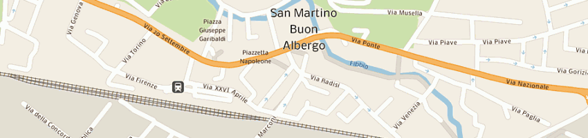 Mappa della impresa re sole sas di bragantini rosalba e c a SAN MARTINO BUON ALBERGO