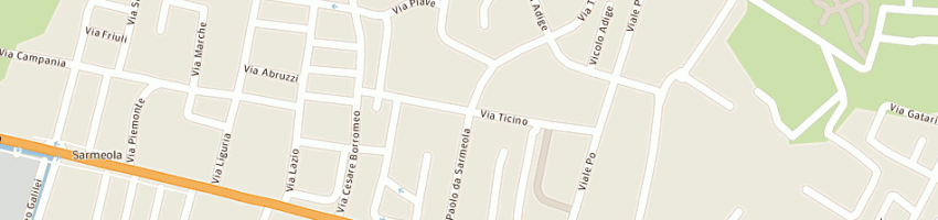Mappa della impresa thomas bar a RUBANO