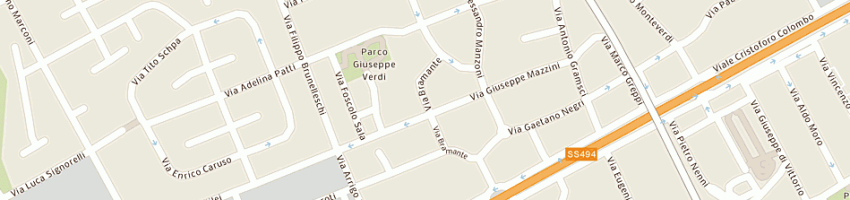 Mappa della impresa i palco di palmieri giuseppina e cosentino giuseppe snc a MILANO