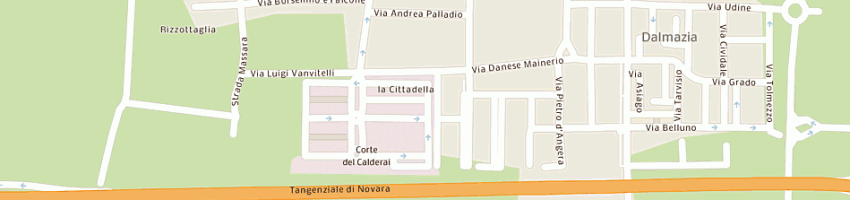 Mappa della impresa ciccone grazia a NOVARA