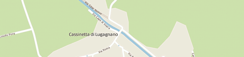 Mappa della impresa bar banjo di lucchi e c snc a CASSINETTA DI LUGAGNANO