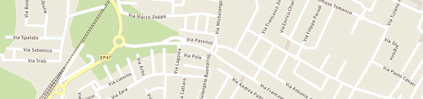Mappa della impresa hair by livia di salmaso livia a PADOVA