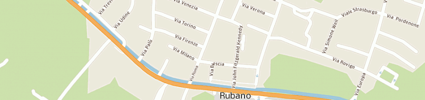 Mappa della impresa parrocchia di rubano a RUBANO