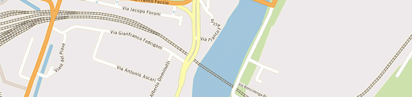 Mappa della impresa bar- trattoria cappuccini di savoini sergio e c snc a VERONA