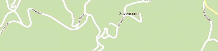 Mappa della impresa trattoria ex villa bonin al cacciatore a ZOVENCEDO