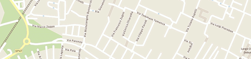 Mappa della impresa giacomazzi adone a PADOVA